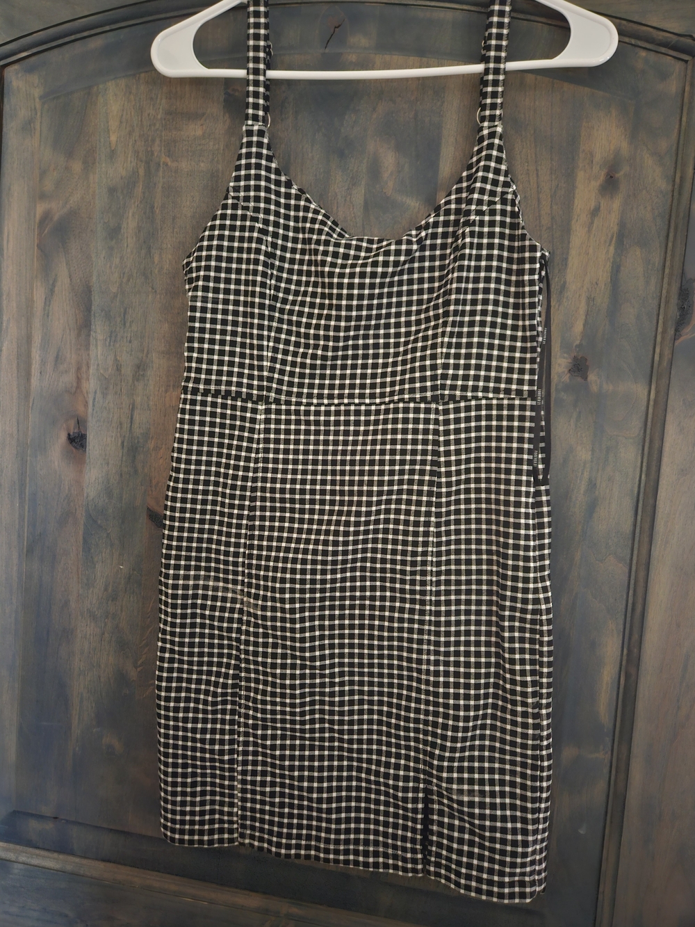 Forever 21 Black and White Gingham Mini Dress
